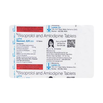 BISONEXT AM 2.5 Tablet 15's - Hypertension-Bet