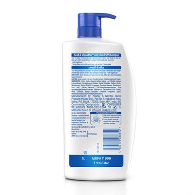 Head & Shoulders Smooth and Silky Anti Dandruff Shampoo for Women & Men 1000 ml - Shampoos