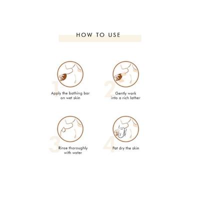 mCaffeine Espresso Coffee Bathing Bar pH 5.5 Soap Free Syndet Bar with Vitamin E 2's - Soaps