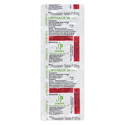 Lipitrack 20Mg Tablet 10's - Hypertension-Ang