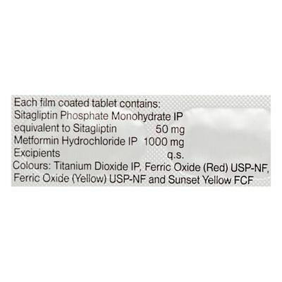 Istamet 50/1000mg Tablet 15'S - Diabetes-Ant