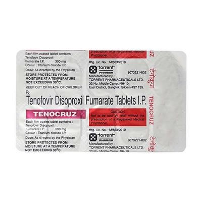Tenocruz 300mg Tablet 10'S - Viral infections-Ant