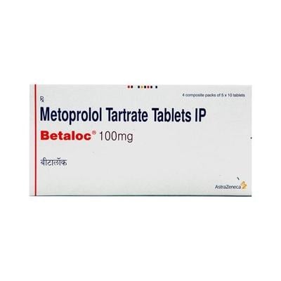 Betaloc 100mg Tablet 10'S - Hypertension-Bet