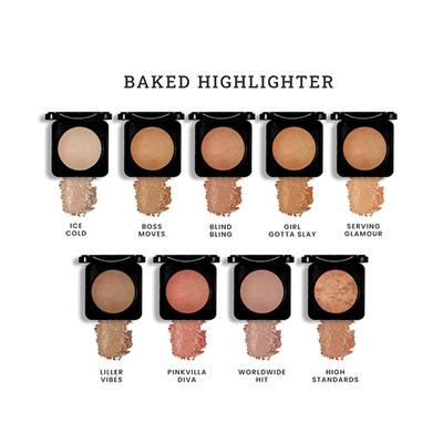 PAC Baked Highlighter 11 Showstopper 7.5 gm - Highlighters & Illuminators