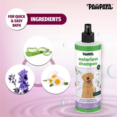 Pawpaya Waterless Shampoo New 250 ml - Pet Grooming