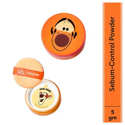 Innisfree No Sebum Mineral Powder For Oil Control, Makeup Fixer - Tigger 5 gm - Loose Powder