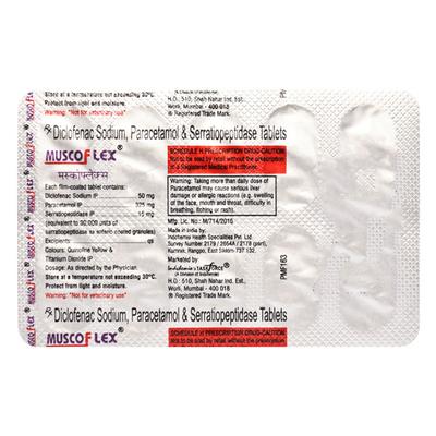 Muscoflex Tablet 10'S - Pain relief-Nsa