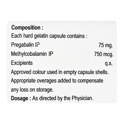 PREGABEL M Capsule 10's - Neuropathic Pain-Dru