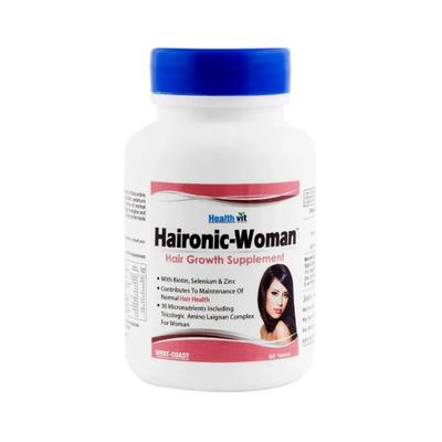 Healthvit Haironic-Woman Hair Growth Formula For Longer, Stronger, Healthier Hair - Tablets 60's - Multi-Vitamins