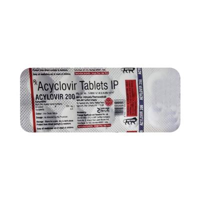 ACYLOVIR 200 Tablet 10's - Viral infections-Ant
