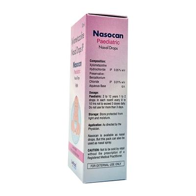 NASOCAN PAEDIATRIC Nasal Drops 10ml - Nasal Congestion-Nas