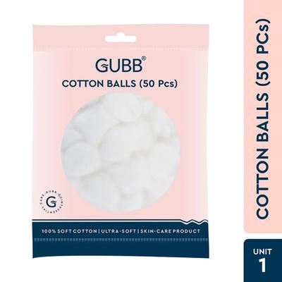 Gubb Cotton Balls - 50 Pcs 1's - Cotton Balls