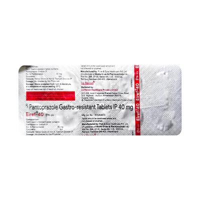 EIREF 40 Tablet 10's - Ulcer/Reflux/Flatulence-Aaa