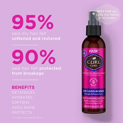 Hask Curl 5 In 1 Leave In Spray 175 ml - Hair Sprays & Mists