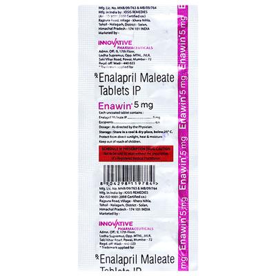 ENAWIN 5MG Tablet 10's - Hypertension-Cal