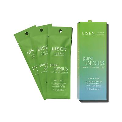 GWP Lisen Pure Genius Multi-Action Aha Bha Peeling Solution For Women & Men 75 gm - Scrubs & Exfoliants