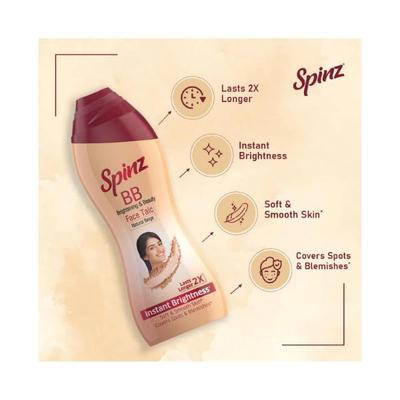 Spinz Brightening& Beauty Talc Pet 15 gm - Talcum Powders
