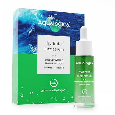 Aqualogica Hydrate Plus Concentrate Face Serum Coconut Water and Hyaluronic Acid Hydrate + Nourish + 83% 30ml - Face Serum