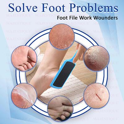 Majestique Foot and Nail File Rasp 2In1 Professional Pedicure And Manicure Rasp Foot and Nail File 1's - Manicure & Pedicure Kits