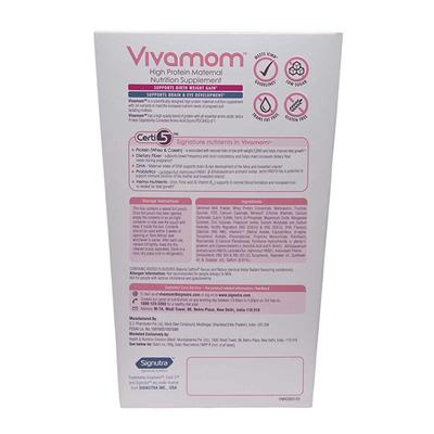 Vivamom High Protein Maternal Nutrition Supplement Powder Refill Gluten Free - Kesar Badam Flavour 400 g - Nutritional Supplements