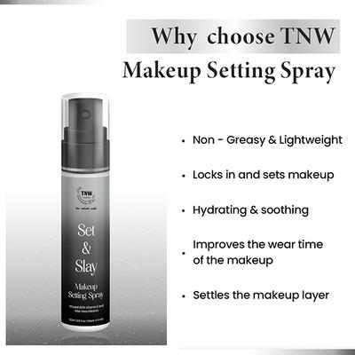 Tnw The Natural Wash Set and Slay Makeup Setting Spray, Locks Makeup 50 ml - Setting Spray