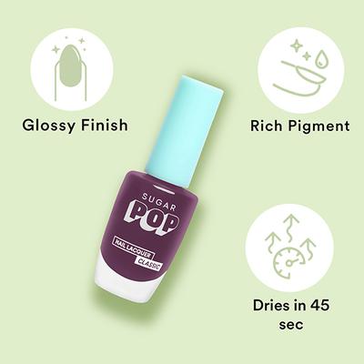 SUGAR POP Nail Lacquer 30 Plum Pluck 10 ml - Nail Polish
