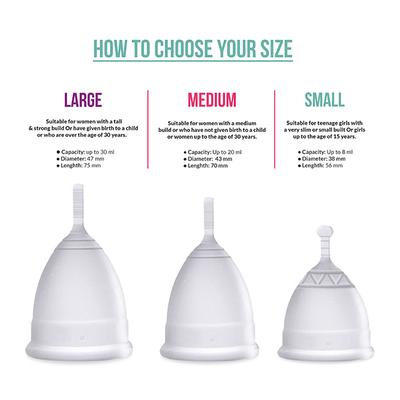 Sirona Premium Reusable Menstrual Cup -Small - Menstrual Cups