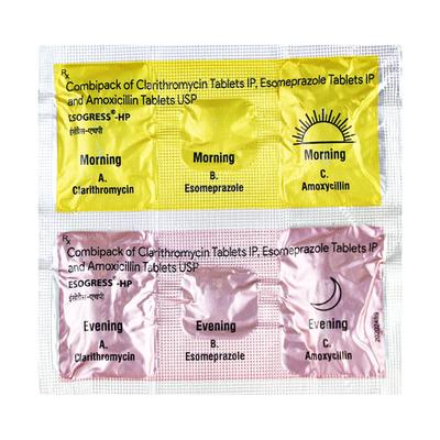ESOGRESS HP TABLET Kit 1's - H.Pylori Infection
