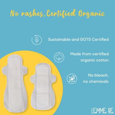 Lemme Be Heavy Flow Sanitary Day Pads 10's - Sanitary Napkins