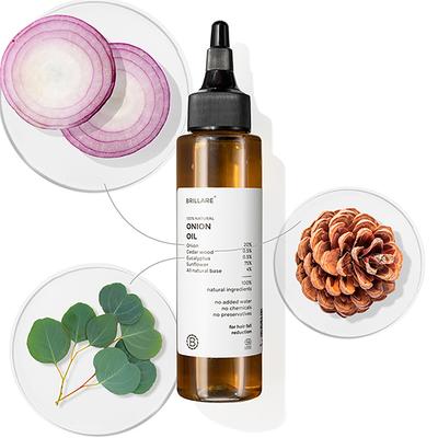 Brillare Onion Oil For Hair Fall Reduction 100 ml - Hair Oils