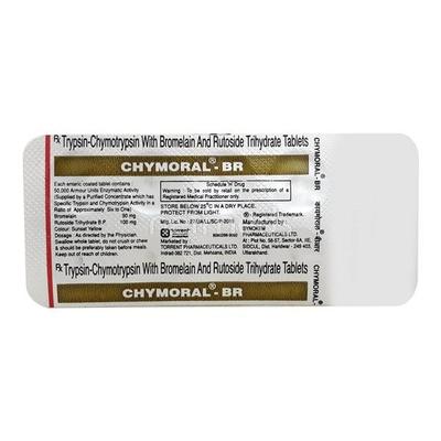 Chymoral BR Tablet 10'S - Pain relief-Ant