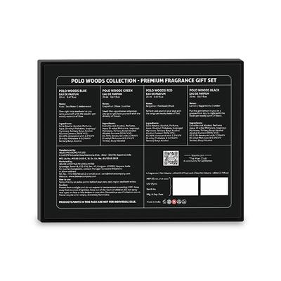 The Man Company Perfume Gift Set For Men - 4 x 20ml Polo Woods Collection Long-Lasting Eau De Parfum 1's - Men Perfumes (Edt/Edp)