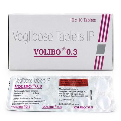 Volibo 0.3mg Tablet 10'S - Diabetes-Ant