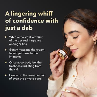 Namyaa Solid Natural Body Perfume for Underarms, Inner Thigh, Knee and Bikini Area, Sensitive Areas, 15 g 3's - Intimate Care
