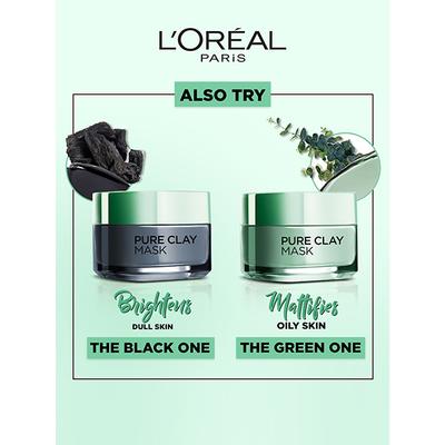 L'Oreal Paris Pure Clay Mask - Exfoliate and Refine Pores 1's - Face Packs