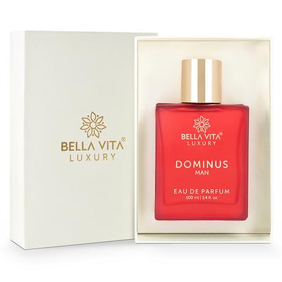 Bella Vita Organic DOMINUS MAN Eau De Parfum For Men with Agarwood, Labdanum, Sandalwood 100 ml - Men Perfumes (Edt/Edp)