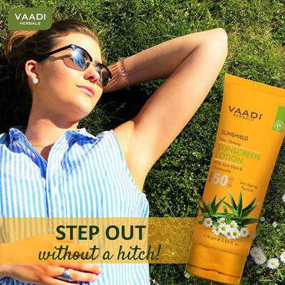 Sunscreen Lotion SPF-50 with Aloe Vera & Chamomile 110 ml - Body Sunscreen