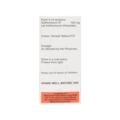Zithrox XL 100 Suspension 30ml - Bacterial Infections-Mac
