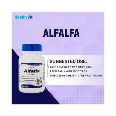 Healthvit Alfalfa Capsules 60's - Multi-Vitamins
