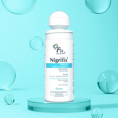 Fixderma Nigrifix Underarm Ocean Roll on - Brightens Skin & Exfoliates Underarm 60 ml - Deodorants/Roll-Ons