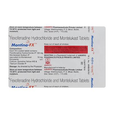 MONTINA FX Tablet 10's - Allergies-Ant