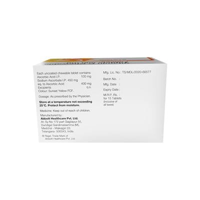 LIMCEE ORANGE FLAVOUR 500mg Chewable Tablet 15's - Supplements-Vic