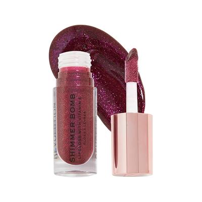 Revolution Shimmer Bomb Gleam Wine 4.5 ml - Lip Glosses