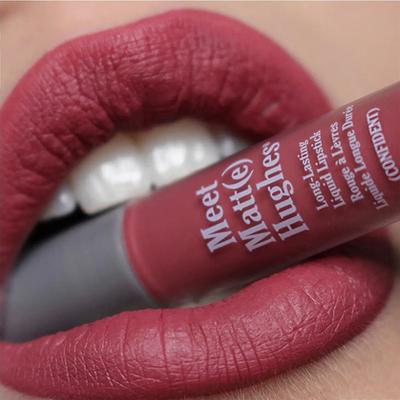 theBalm cosmetics Meet Matte Hughes Confident Liquid Lipstick 7.4 ml - Liquid Lipsticks