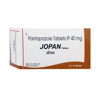 Jopan 40mg Tablet 10'S - Ulcer/Reflux/Flatulence-Aaa