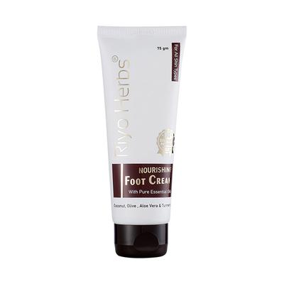 Riyo Herbs Nourishing Foot Cream with Pure Essential Oils 75 gm - Foot Creams & Lotions