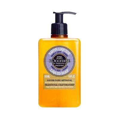 L'Occitane Shea Extract Hands & Body Lavender Liquid Soap 500ml - Soaps