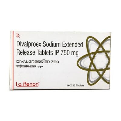 Divalgress ER 750mg Tablet 10'S - Epilepsy/Convulsion-Ant