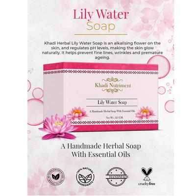 Nutriment, Khadi Nutriment Lily Water Soap 125 gm - Soaps