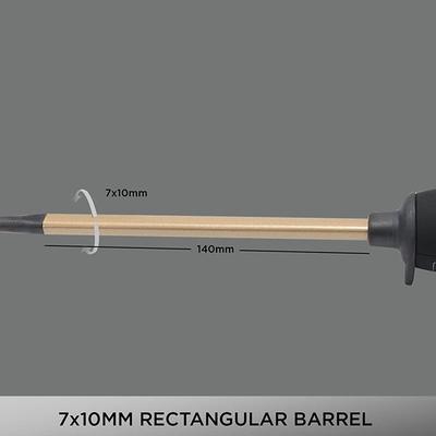 Vega Chopstick Hair Curler 7x10 mm With Ceramic Coated Barrel (VHCS-01) Black 1's - Multi-Stylers